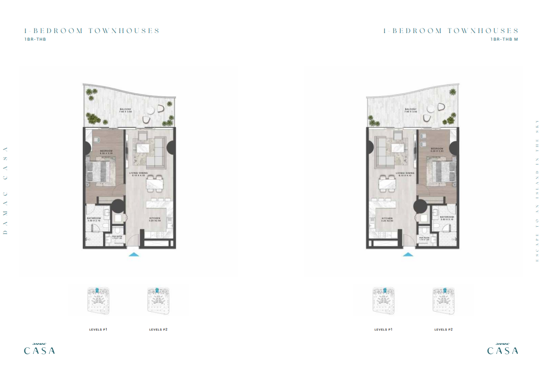 1 BR Layout