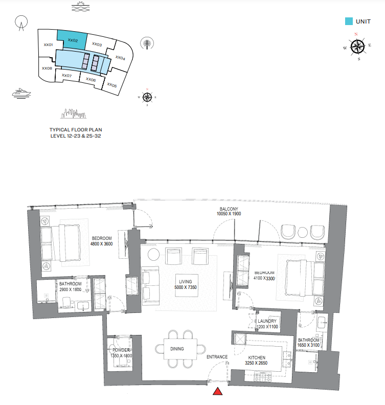 2 BR Layout