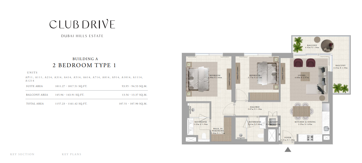 2 br layout