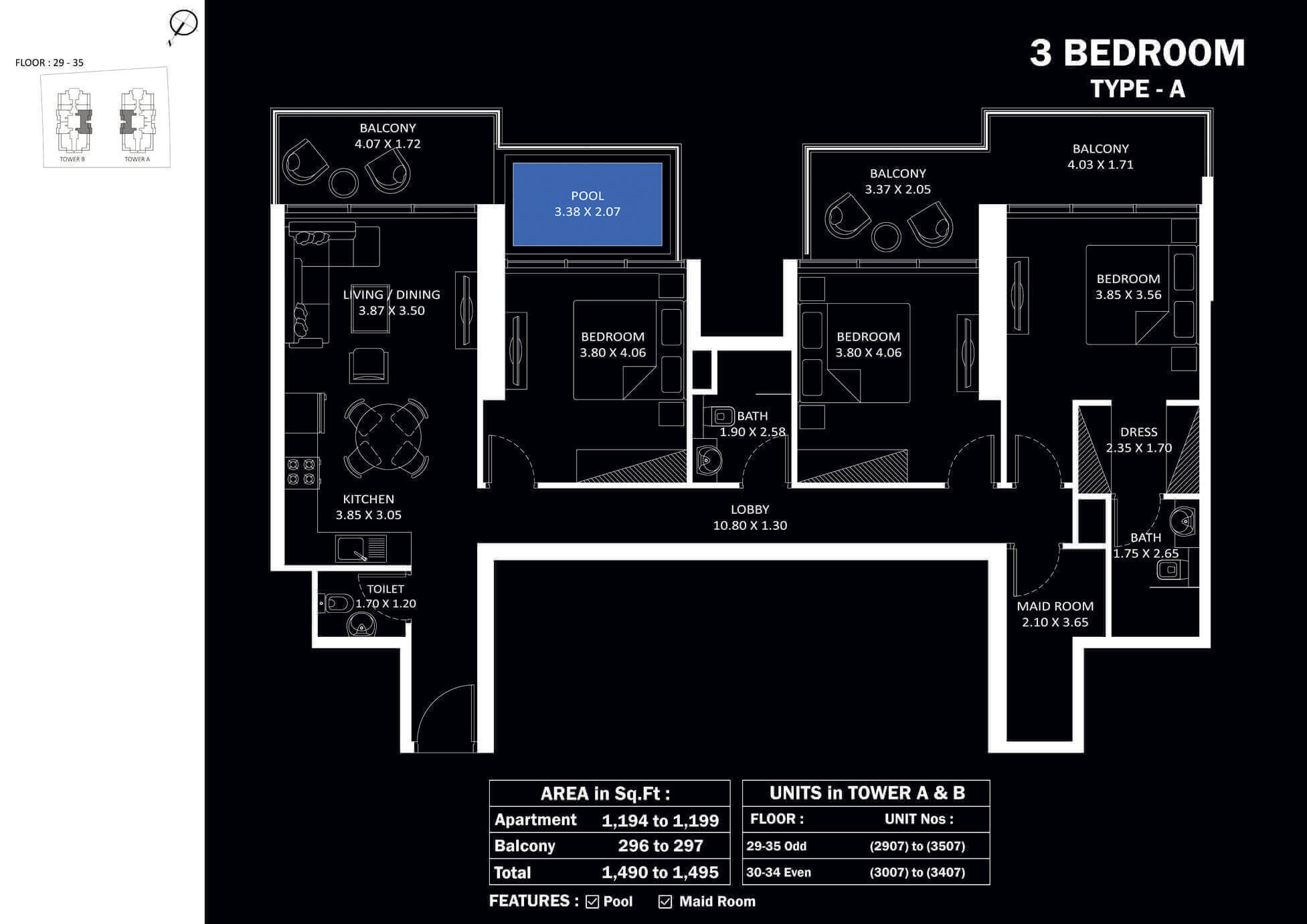 Elitz-by-Danube-3Bedroom-Type-A